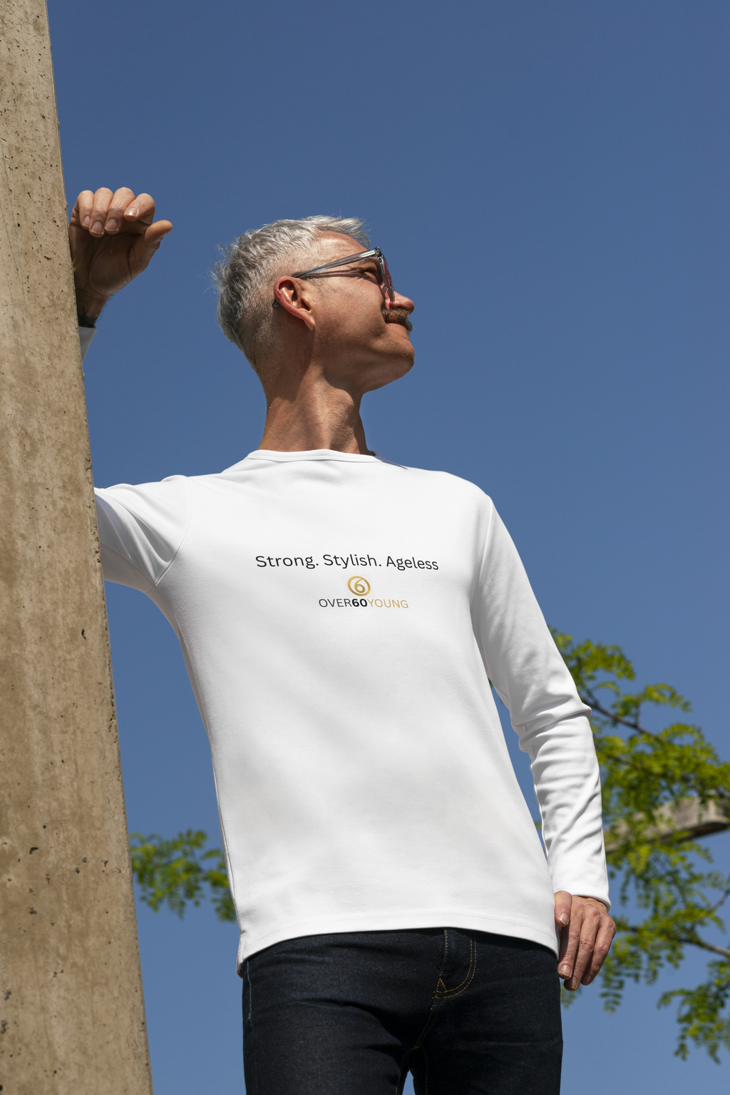 Mens Over60Young Long Sleeve T-Shirt